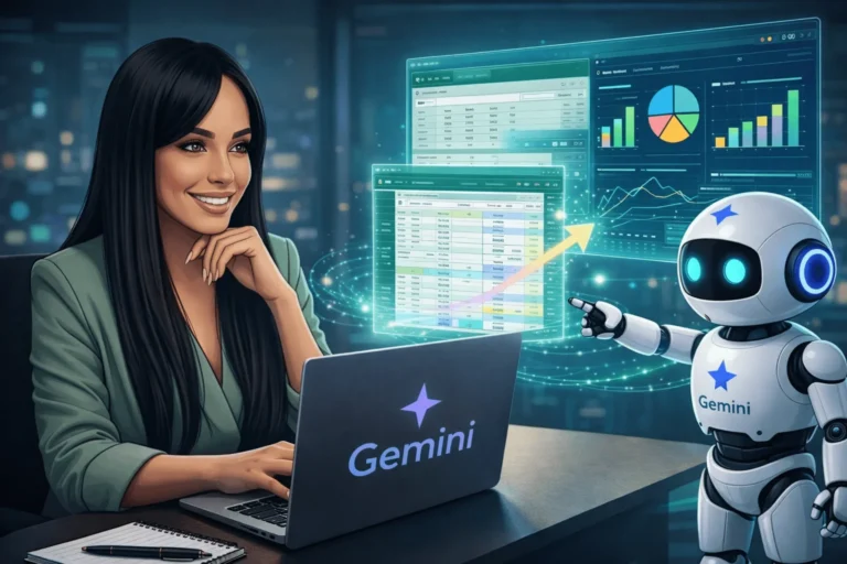 יצירת Dashboard דינמי ב-Gemini Canvas באמצעות Prompt Engineering