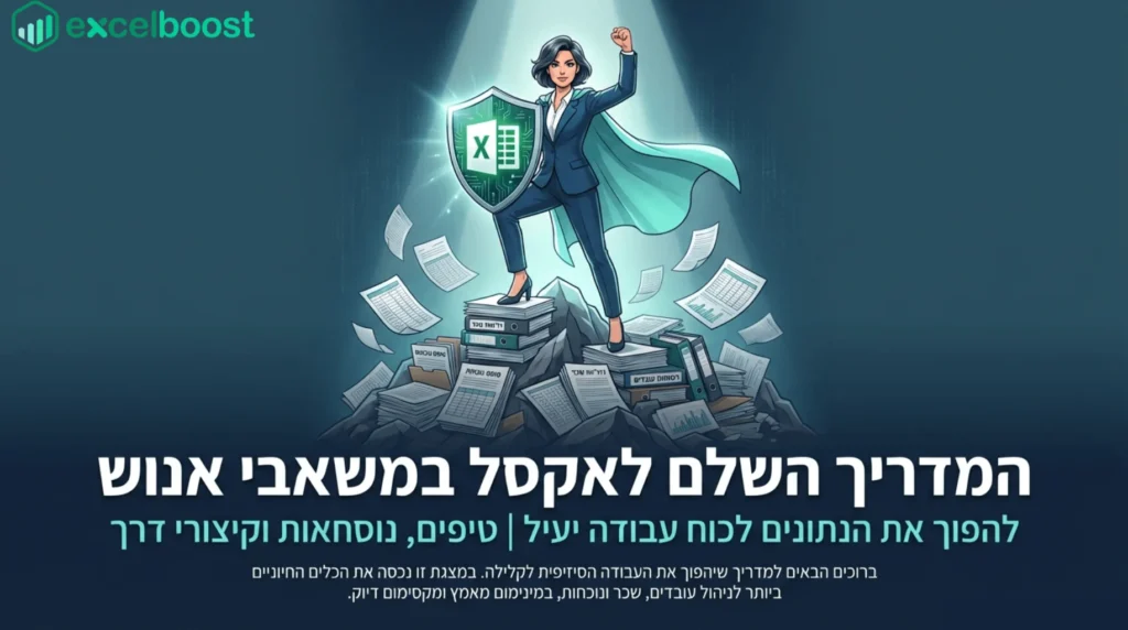 מדריכי אקסל להורדה בחינם